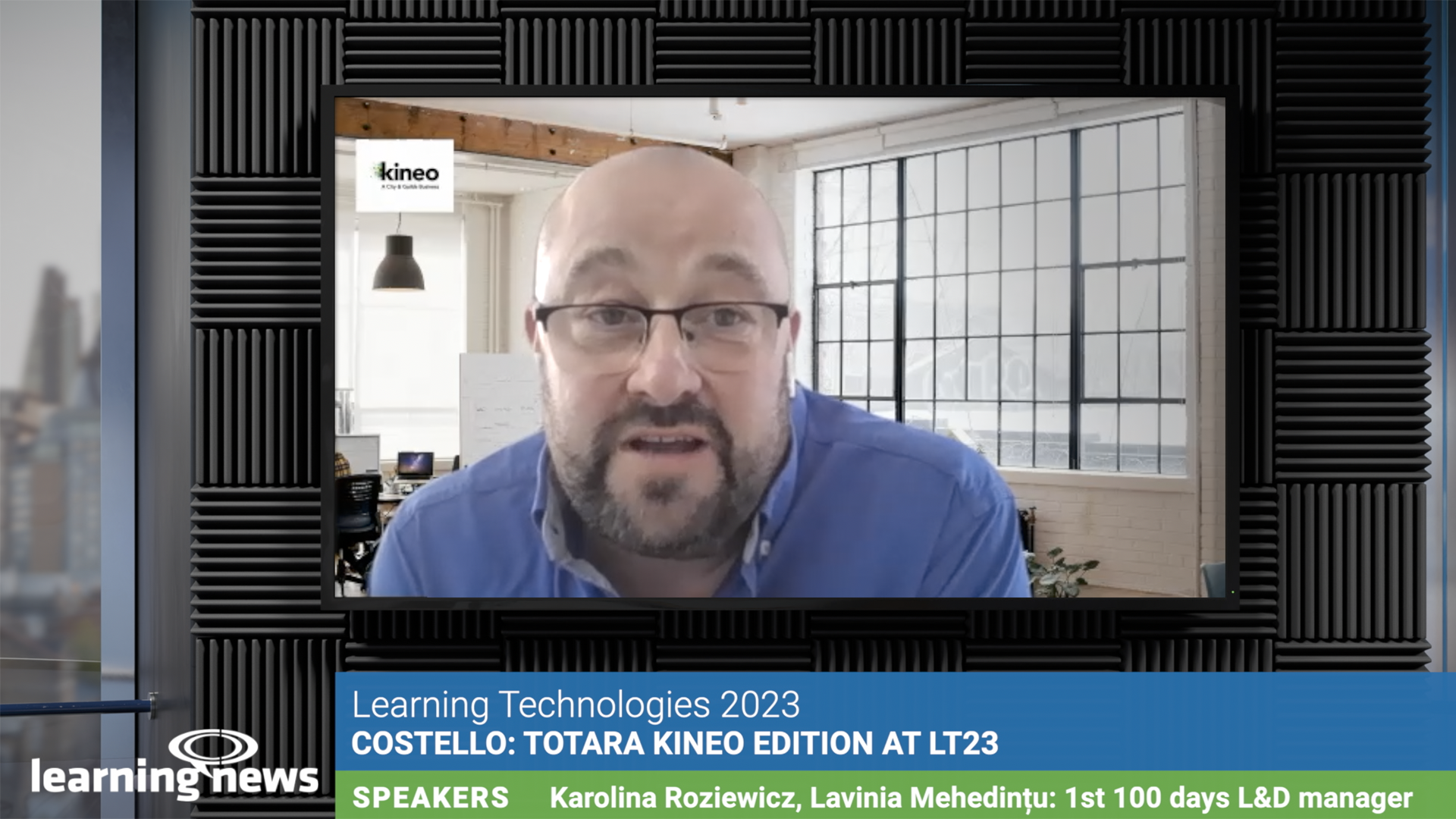 Andy Costello, Kineo: Learning analytics and Totara Kineo Edition at LT 23